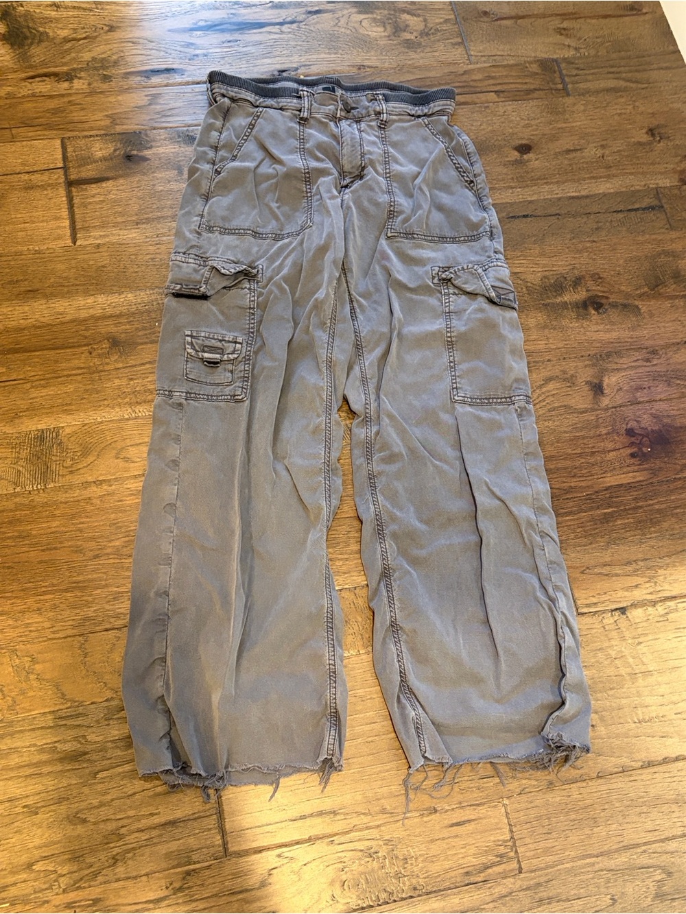 American Eagle Outfitters Gray Cargo Pants